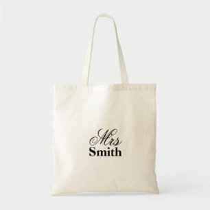 personalized Name夫人 トートバッグ