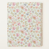 Personalized Name 2026 Weekly Monthly Floral  プランナー手帳 (裏面)