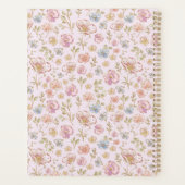 Personalized Name 2026 Weekly Monthly Floral  プランナー手帳 (裏面)