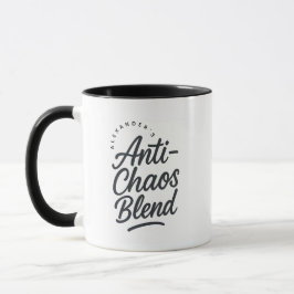 Personalized Name Anti-Chaos Blend Gift Coffee マグカップ