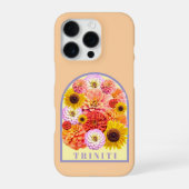  Personalized Name Arch Floral  iPhoneケース (裏面)