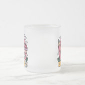 Personalized Name Back to School Gift for Teacher フロストグラスマグカップ (中央)