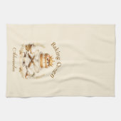 Personalized Name Baking Queen キッチンタオル (横)