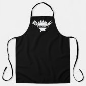 Personalized Name BBQ Grill エプロン (正面)