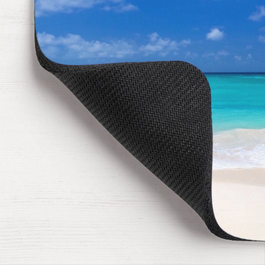 Personalized name Beach Waves Ocean Surf Mouse Pad マウスパッド (コーナー)