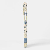 Personalized Name Blue Wildflowers iPhoneケース (左側面)