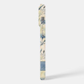 Personalized Name Blue Wildflowers iPhoneケース (左側面)
