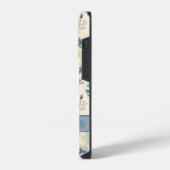 Personalized Name Blue Wildflowers iPhoneケース (左側面)