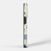 Personalized Name Blue Wildflowers iPhoneケース (右側面)