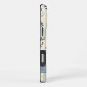 Personalized Name Blue Wildflowers iPhoneケース (右側面)