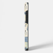 Personalized Name Blue Wildflowers iPhoneケース (左側面)