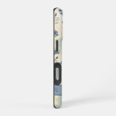 Personalized Name Blue Wildflowers iPhoneケース (右側面)