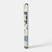 Personalized Name Blue Wildflowers iPhoneケース (左側面)