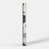 Personalized Name Blue Wildflowers iPhoneケース (右側面)