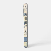 Personalized Name Blue Wildflowers iPhone 16ケース (左側面)