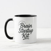 Personalized Name Brain Startup Gift Coffee マグカップ (左)