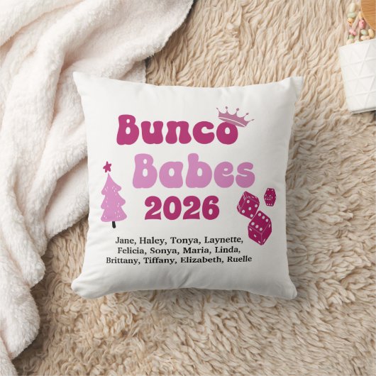 Personalized Name Bunco Babes  クッション (ブランケット)