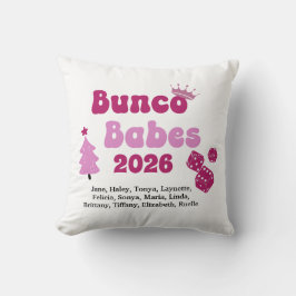 Personalized Name Bunco Babes  クッション