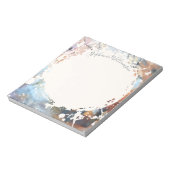 Personalized Name Calligraphy Watercolor Autumn  ノートパッド (回転)
