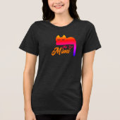 Personalized Name cat ,Cute Rainbow Graphic Pet  トライブレンドＴシャツ (正面)