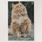 personalized name cat Photo Jigsaw Puzzle ジグソーパズル (縦)