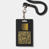 Personalized Name Chocolate Festival VIP Pass  バッジ (裏面（ネックストラップ付）)