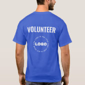 Personalized Name Company Volunteer T-Shirt Tシャツ (裏面)