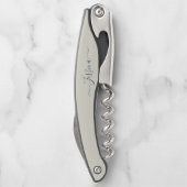 Personalized Name Corkscrew Elegant Wine Opener  ソムリエナイフ (裏面)