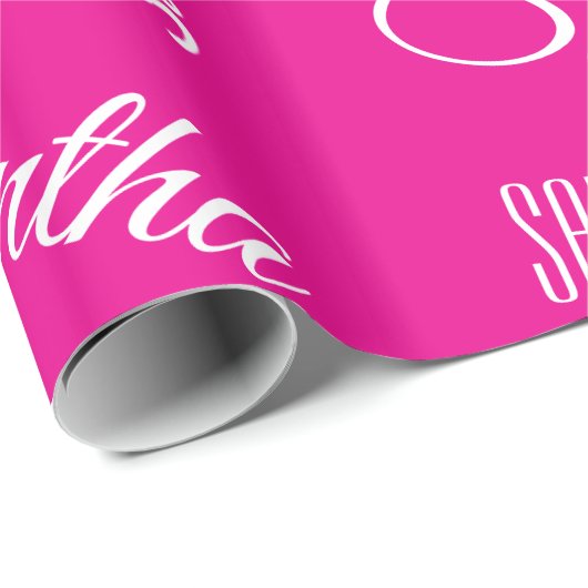 Personalized Name Custom  ラッピングペーパー (ロールコーナー)