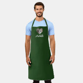 Personalized name, Custom barista apron エプロン (着用した状態)