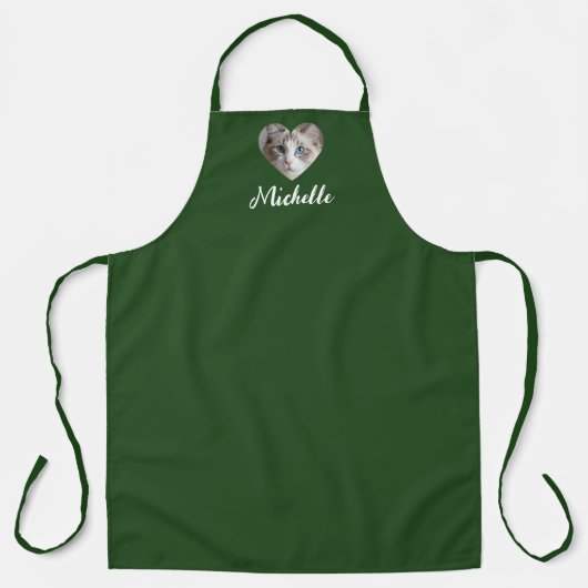 Personalized name, Custom barista apron エプロン (正面)