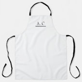 Personalized name, Custom barista apron エプロン (正面)
