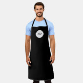 Personalized name, Custom barista apron エプロン (着用した状態)