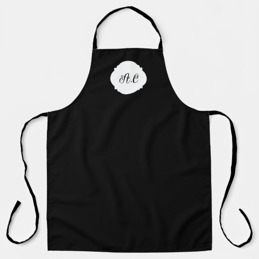 Personalized name, Custom barista apron エプロン (正面)