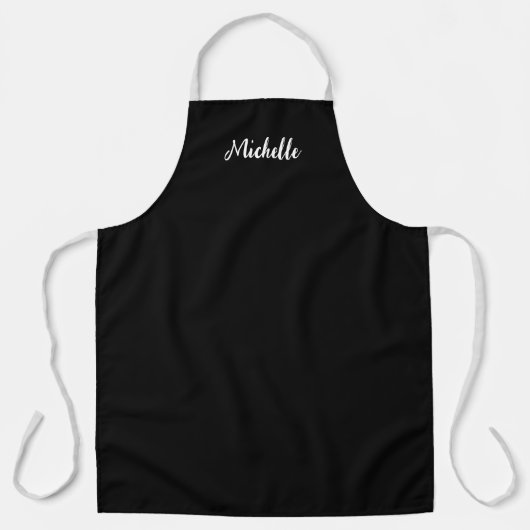 Personalized name, Custom barista apron エプロン (正面)