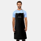 Personalized name, Custom barista apron エプロン (着用した状態)