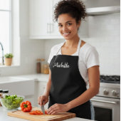 Personalized name, Custom barista apron エプロン