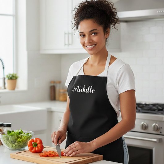 Personalized name, Custom barista apron エプロン