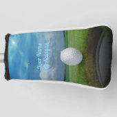 Personalized Name Custom Golf Club Head Cover ゴルフヘッドカバー (正面)