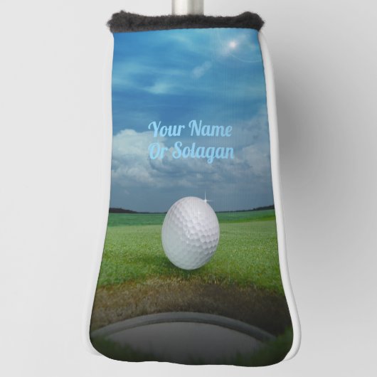 Personalized Name Custom Golf Club Head Cover ゴルフヘッドカバー (回転90)