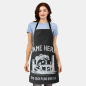 Personalized Name Dock Shadow Bass エプロン (着用した状態)