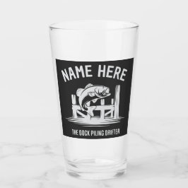 Personalized Name Dock Shadow Bass タンブラーグラス