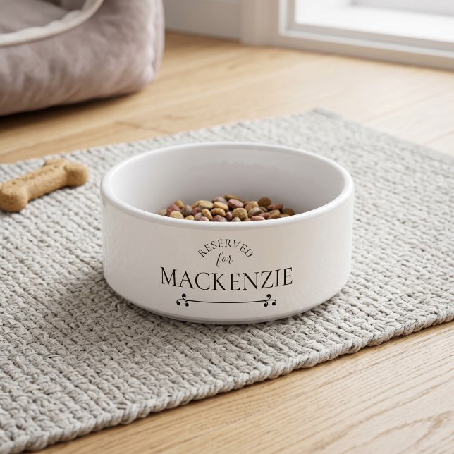 Personalized Name Dog and Cat Gifts ボウル (Personalized Name Dog and Cat Gifts Bowl by Ricaso. Pampered pet gift ideas. Add their name)