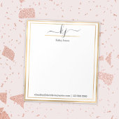 Personalized Name | From The Desk Of Notepad ノートパッド