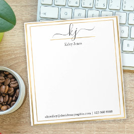 Personalized Name | From The Desk Of Notepad ノートパッド