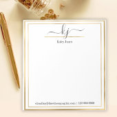 Personalized Name | From The Desk Of Notepad ノートパッド