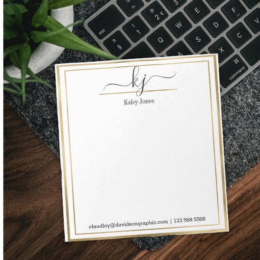 Personalized Name | From The Desk Of Notepad ノートパッド