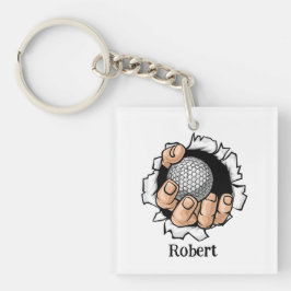 Personalized name Funny golf ball キーホルダー