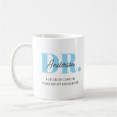 Personalized Name Funny Quote Doctor Graduation コーヒーマグカップ (左)