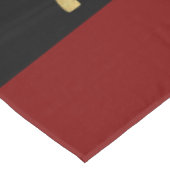 Personalized name gold rainbow and black テーブルクロス (アングル)